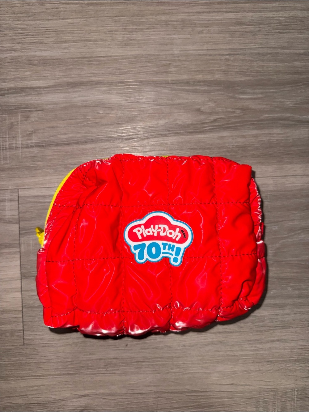 Play-Doh Quilted Red Makeup Bag - 70th Anniversary
